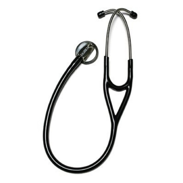 Labtron Cardiology Dual-Frequency Stethoscope, Y Tubing, Lightweight Medical Monitoring Kit, Black, 435