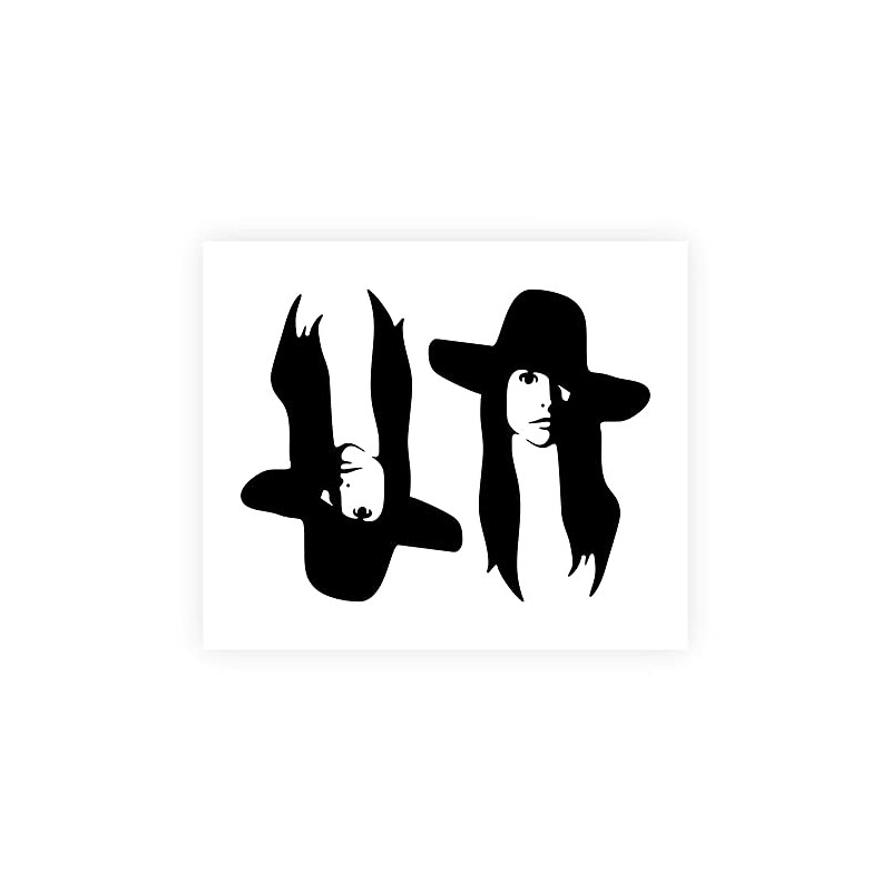 Quattroerre 15862 Pre-Formed Sticker for Car Penelope DX+SX Black 10
