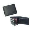 orso Bruno original Men's Wallet Black Leather RFID Men's Wallet