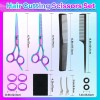 AULikY Hair Cutting Scissors Shears Kit, 6.7” Barber Scissors,Profe