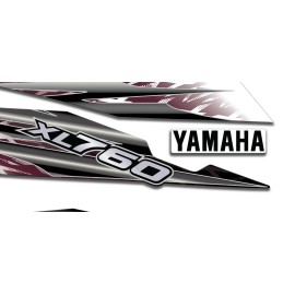 Yamaha 1999 Yamaha XL760 wave runner decals stickers Waverunner 760  graphic kit MAROON