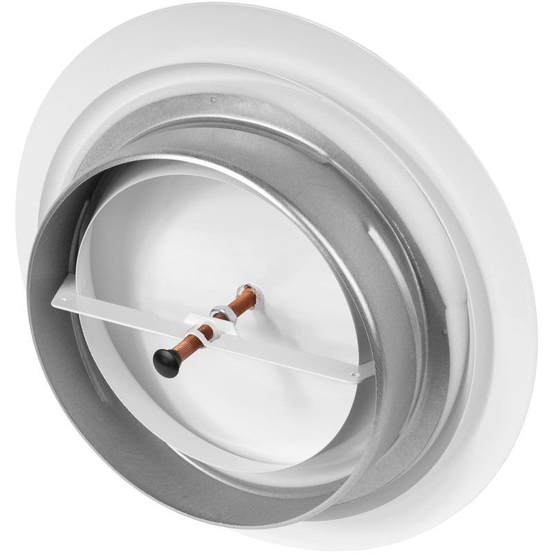 Repa Market ø8" Inch White Steel Universal Diffuser - Adjustable