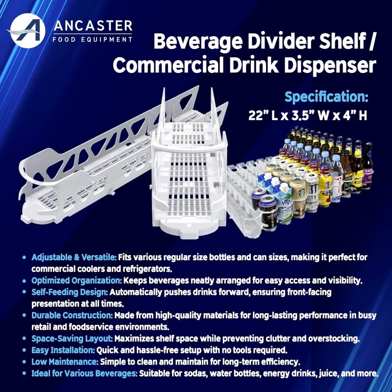 Beverage Dispensers Universal Fit, Cut to Size - Gravity Fed