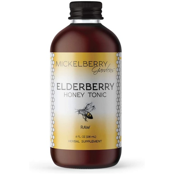 Mickelberry Gardens, Tonic Elderberry Honey, 8 Ounce