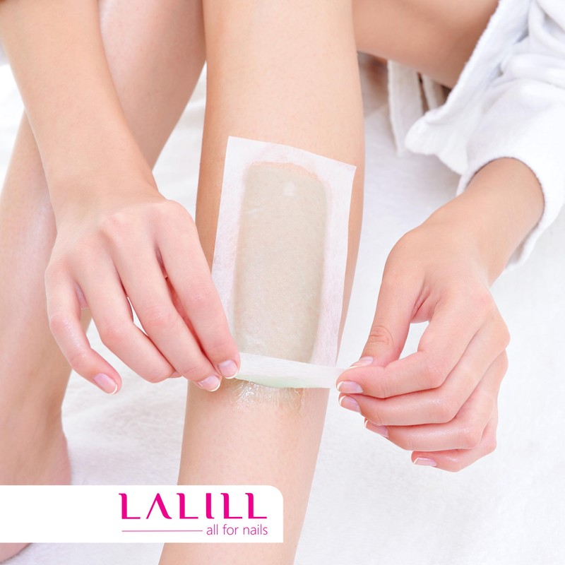 LALILL Fleece on 1 Roll for Wax – WAX, White,