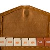 Pill Box for Week and Day Caramel ● Faux Leather