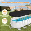 Oval Pool Cover 10 x 20 Ft for Above Ground