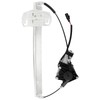 Front Driver Side Power Window Regulator with 2-Pin Motor Replacement