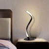 SShaped LED Spiral Table Lamp Reading Light Small Night Light