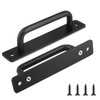 Cionyce 2 Pack Barn Door Pulls 5 inch Garage Handles