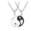 Mafab 4pz Set Collares Y Pulseras Yin Yang Amigos Pareja