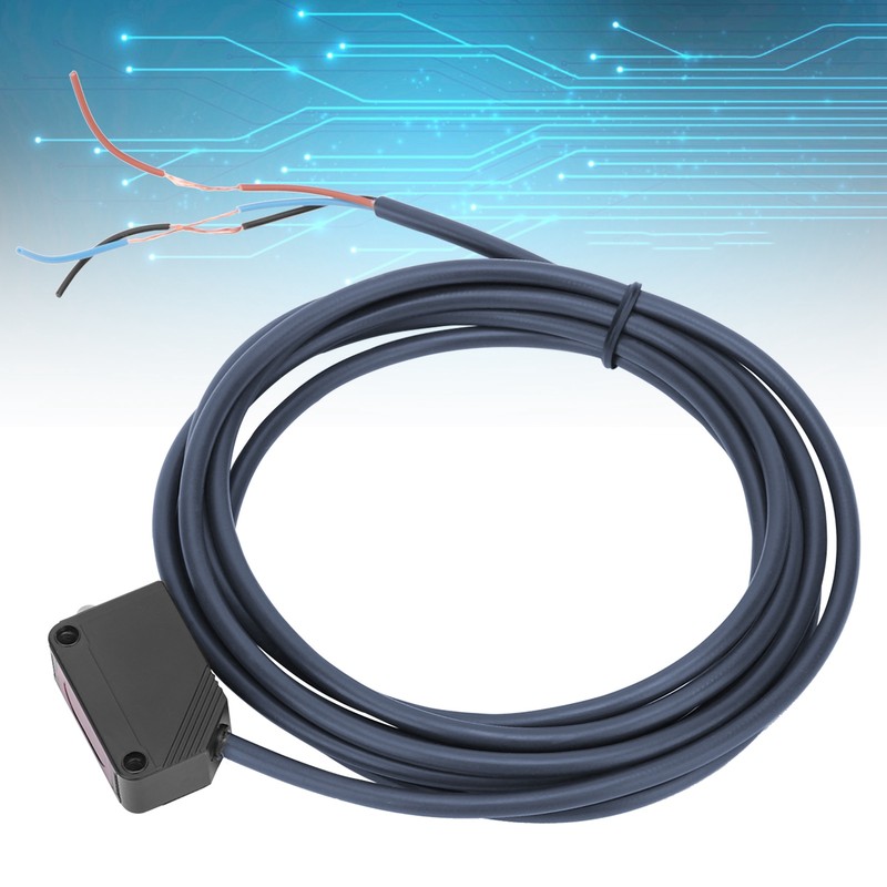 BERM Infrared Photoelectric Switch Square ThroughBeam Sensors with Cable DC