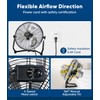 KEN BROWN 14 Inch High Velocity Metal Floor Fan 3-Speed