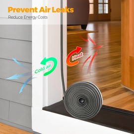 16 Ft Window Seal Strip, 0.2 inch x 0.35 inch Sliding Door Weather Stripping Window Seal, Pile Self Adhesive Window Weather Stripping,Door Noise Blocker, Grey