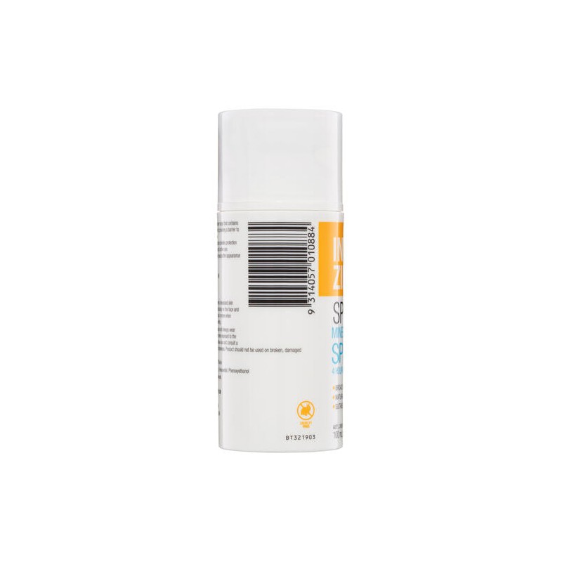 Invisible Zinc Sport Mineral Sunscreen SPF 50+ Cream 100mL