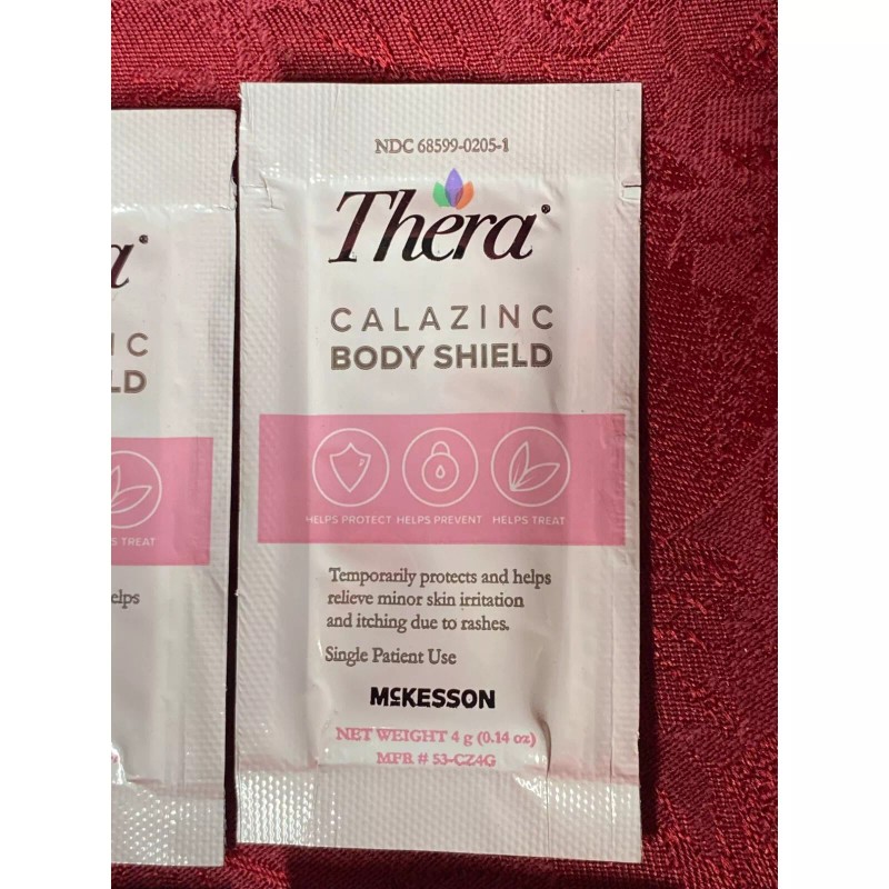 Thera Calazinc Body Shield Skin Protectant Cream 0.14oz 53-CZ4G Single