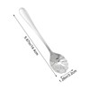 yueton 4PCS Stainless Steel Shell Shaped Spoon Creative Shell Sugar