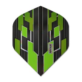 US Darts 3 Sets (9 Flights) Pentathlon Shimmer Green 100 Micron Ex-Tough Standard Dart Flights