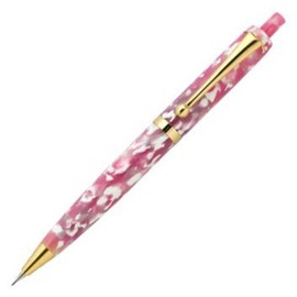 ★Onishi Seisakusho Acetate Retractable Mechanical Pencil! Fine Axis ★ (Cherry Blossom)
