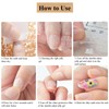 96Pcs Fake Nails, Kids Press on Nails, Full Cover Cute