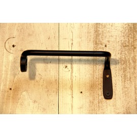Hand Crafted & American Made! Wrought Iron Toilet Tissue Bar Rack Holder Scroll