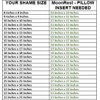 MoonRest 12x21 Inch Synthetic Down Alternative Lumbar Pillow Insert Form