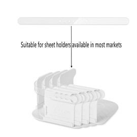 DUOCOSY 4Pack Replacement Strips for Sheet Holder,Suitable for Same Style Lock Sheet Holders