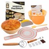 Silicone Banneton Basket Complete Set - Easy to Use Sourdough