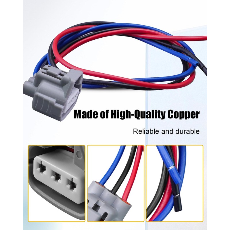 Vaticas 3PIN Turn Signal Lights Connector Harness Fit for Toyota