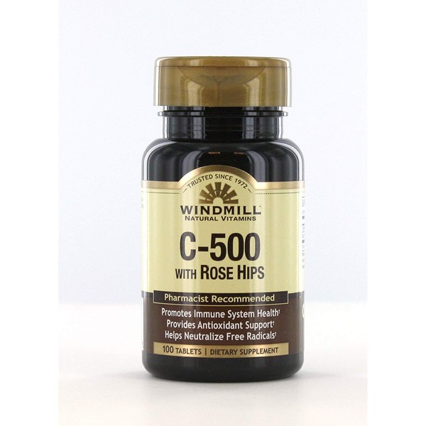 Vitamin C TABS 500MG R/H WMILL Size: 100