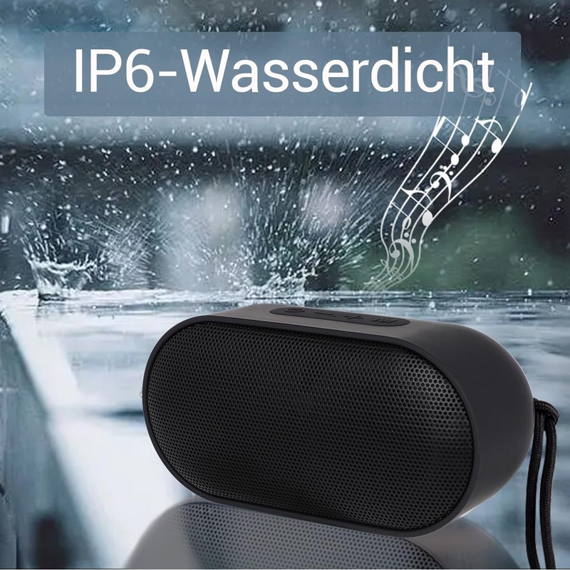 LEUTED Bluetooth Speaker, Portable Wireless Bluetooth 5.2 Speaker, Waterproof, Portable