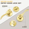 Brotima 3 Pack Keyed Alike Lever Set with Single Cylinder