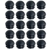 QLXHBOT Plastic End Caps Plugs Chair Leg Inserts, Round Tube