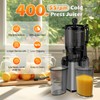 Juicer Machines with 5.8" Large Feed Chute, Cold Press Juicer