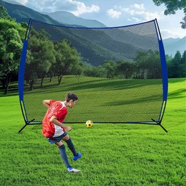 Kapler Lacrosse Backstop Net - 12x9FT Backstop Net for Backyard, Multi-Sport Barrier for Lacrosse, Baseball, Soccer & More