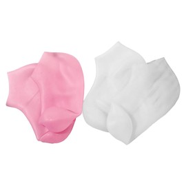 ORFOFE 2pairs Dry Cracked Foot Relief Moisturizing Socks Spa Use Socks for Women Foot Care Supplies