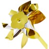 Bulk Pack 50 Gold and Silver Two-Tone Pinwheels - 12"