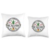 Alvarez Family Name Christmas 2024 Surname Matching Throw Pillow