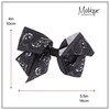 4 Pack Western Paisley Hair Bows for Women Hair Clips