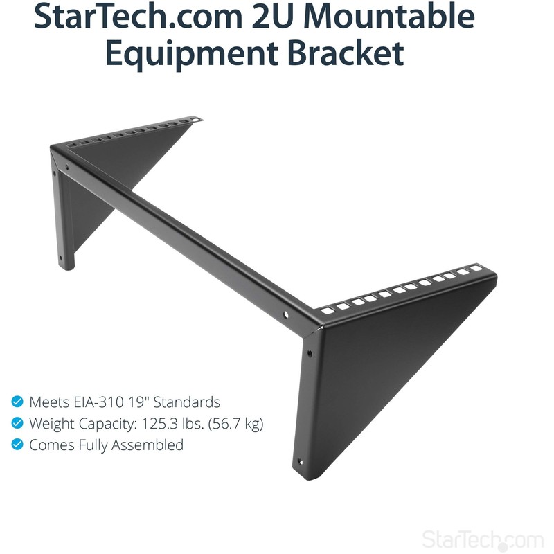 StarTech.com 4U Wall Mount Patch Panel Bracket - 19 inch