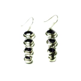 Amethyst 925 Sterling Silver Earrings, Sterling Silver, Amethyst