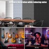 Sonicism 12 Pack X-Lined Acoustic Panels with Self-Adhesive, 12" X
