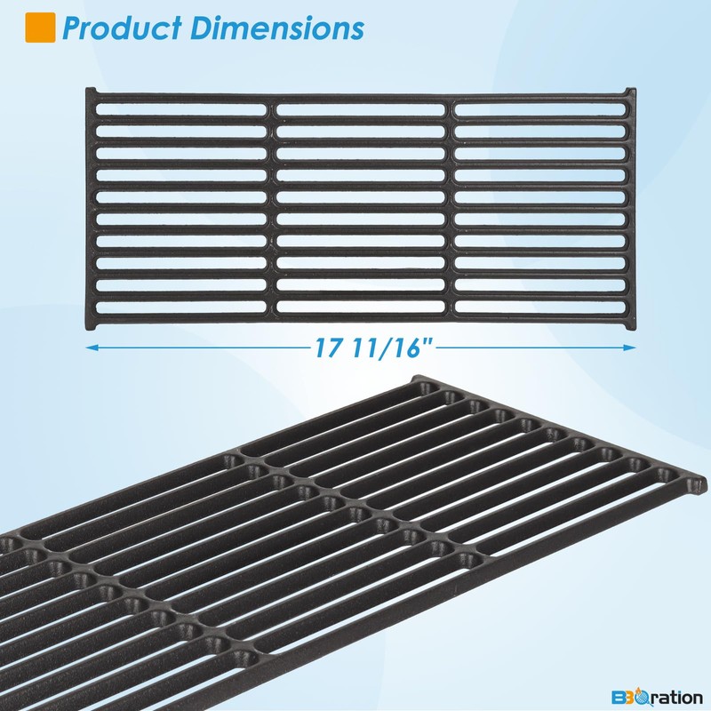 BBQration 17 11/16" Grill Grate for Char Griller E5030 Dual