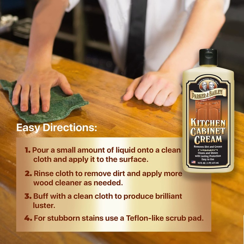 Parker & Bailey Kitchen Cabinet Cream - Multisurface Wood Cleaner