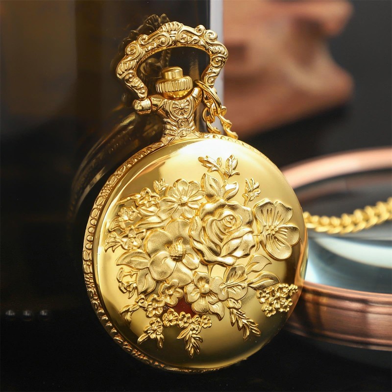 Tiong Pocket Watch Vintage Pocket Watches with Chain Gifts Mother's