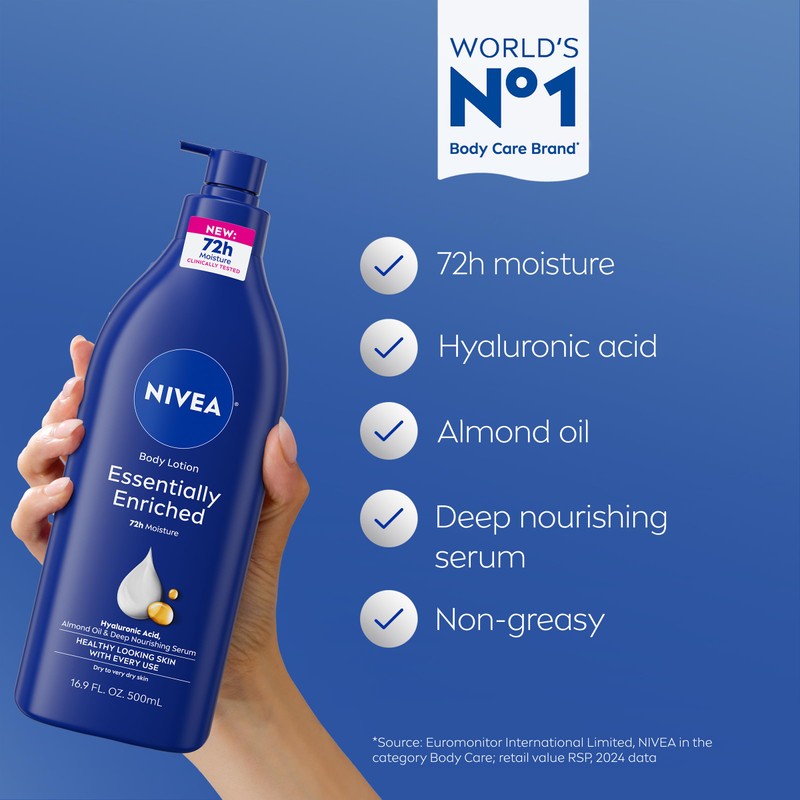 NIVEA Essentially Enriched Body Lotion for Very Dry Skin with