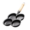 Eggs Pan 4 Cup Nonstick Cast Iron Omelette Skillet for
