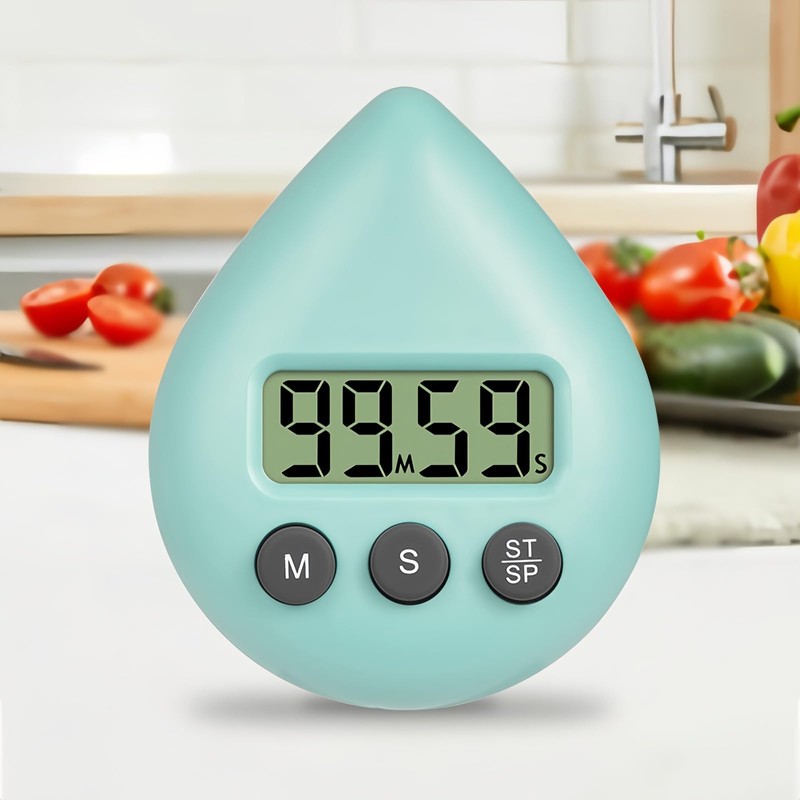 Waterproof Digital Shower Timer,Digital Shower Timing Tool,Features Toilet Timer with