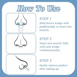 6 pieces snoring stopper, anti-snoring nose clip, snoring stopper for better sleeping and breathing, anti-snoring snore stopper, possible better breathing for peaceful sleep