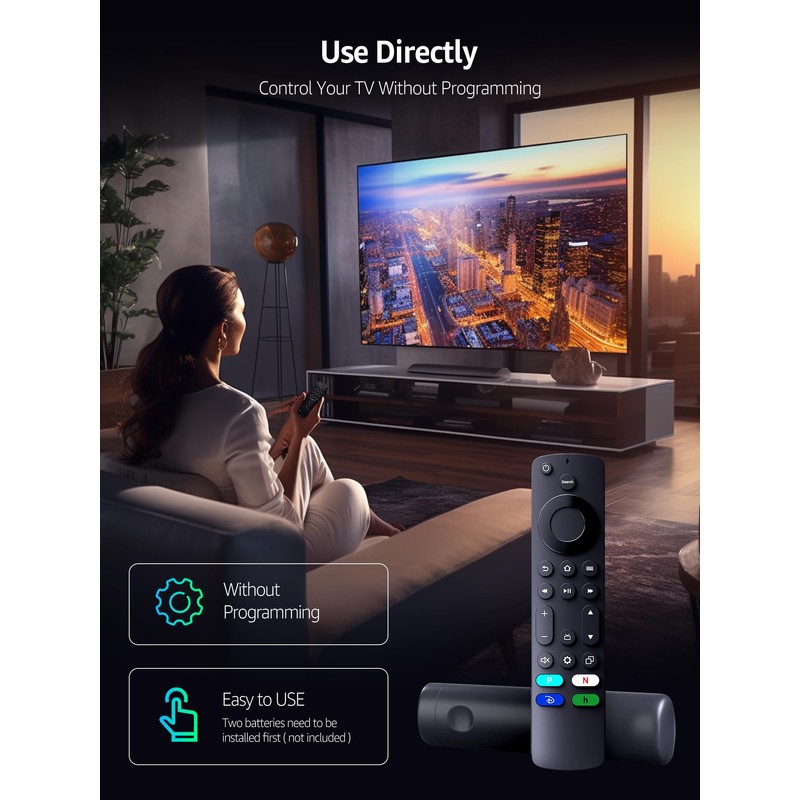 PZL New Universal Remote for All Insignia/Toshiba Smart TV Remote